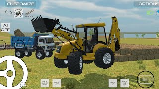 Indian vehicles simulator 3d game ki video | top tractor game @IndianFsKing