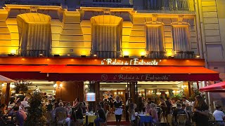 Our first dinner in Paris, France