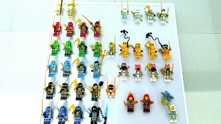 [4K Video] Lego Ninjago～Dragons Rising～Part 2～Ninja Minifigure Collection～Season 1 & 2～