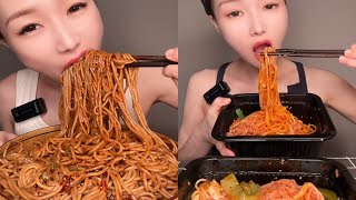 ASMR EP.516 Delicious foods eating, eating spicy food, asmr eating challenge