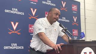 UVA head coach Tony Elliott talks loss to Pitt