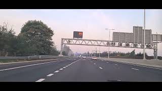 Driving on M4 Motorway 🛣 Saturday Morning