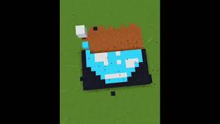 Satisfying Minecraft Art [@Owzitgoin] #shorts