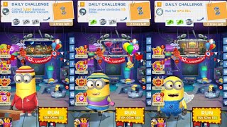 Minion Rush Completed Today's Daily Challenge Missions Run#681 @De_Epic