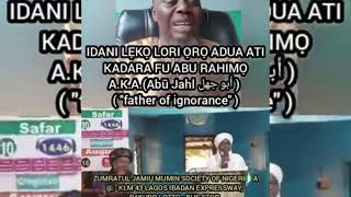 ZUMRATUL JAMIU MUMIN ATTACK ALFA ABU RAHIMO TO BRING OUT PRAYERS THAT CAN CHANGE DESTINY