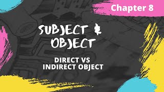 Subject vs Object vs Predicate | Direct and Indirect Object | Wren and Martin | Chapter 8