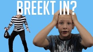 MAN INGEBROKEN IN HUIS!?