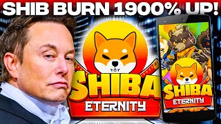 SHIB Burn Rate  UP 1,900%! BULLISH!