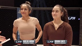 Get To Know: Jaqueline Amorim and Giovanna Canuto (LFA 142)