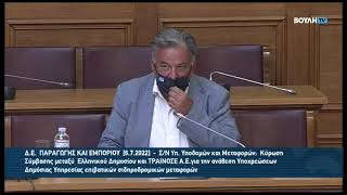 Επιτροπή Παραγωγής και Εμπορίου (6-7-2022) Γιώργος Λογιάδης