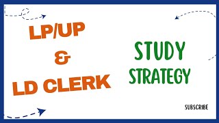 LP/UP assistant || LD Clerk psc exam study strategy..