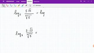 Calcolo di un logaritmo - esempio 3