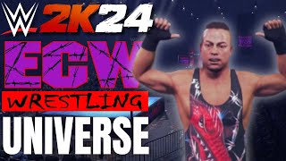 I made the BEST ECW Universe Mode in WWE2k24...