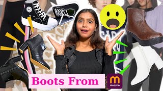 Meesho finds | Meesho boots haul 💥🧤👢 #winterspecial #meeshohaul ✨