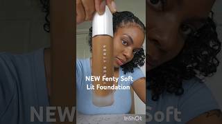 NEW Fenty Soft Lit Foundation 🙌🏾 #fenty #shade410 #brownskinmakeup #longwear #luminous