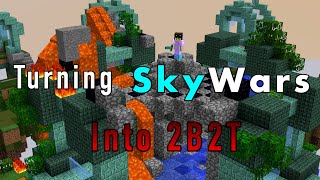 Trying to turn Skywars into 2B2T, but no one lets me - Hypixel Skywars