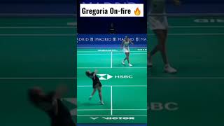 Permainan ciamik Gregoria M Tunjung saat kalahkan Pusarla Sindu 😲🔥 #shorts #badminton #jorji sub👇