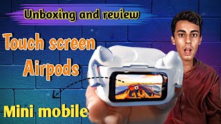 A9 PRO TOUCH SCREEN AIRPODS UNBOXING & REVIEW! 📦 Touch screen Airpods| ENC , ANC #airpods#unboxing 💰