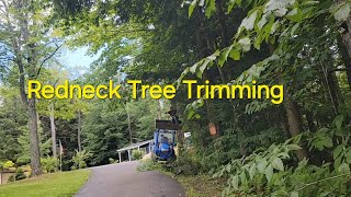 Redneck Tree Trimming