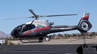 Maverick Helicopters H130 take off from Henderson