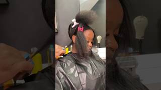 Thick Natural Hair Silk Press🌱💇🏾‍♀️ Length Check!