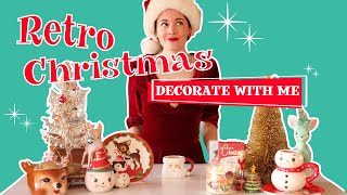 Retro Christmas Decorate with ME! (Festive + Cozy VIBES)