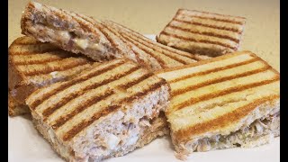 Simple Tuna and Cheese Sandwich for  breakfast