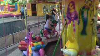 ВЛОГ Развлекаемся в луна-парке на аттракционах VLOG have fan in the Luna park 🎡