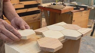 Woodworking Designs For Beginners // Make A Unique Bedside Table Design From Pallet Wood