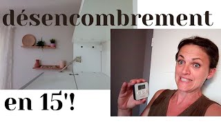 Défi: DESENCOMBRER ma maison en 5 x 15 minutes. Partie 2!