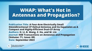 A Four-Arm Electrically Small Omnidirectional CP Helical Antenna