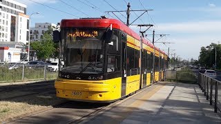 Wagon typu 128N "JazzDuo" 🚋3601 (Linia "31" ➡ Przejazd) [Tramwaje Warszawskie]