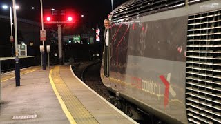 (4K) Cross country intercity 125 power cars 43285+43239 depart Sheffield with Plymouth to Edinburgh