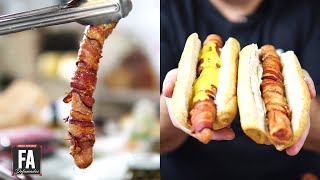 HOT BACON DOG - SALSICHA ENROLADA COM BACON