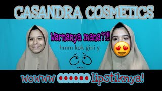 Casandra Cosmetics || One brand tutorial + review || Kok gini y?