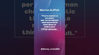 Why Do We Complicate Simple Things? 🤯#ValueInvesting #warrenbuffett