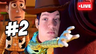 🔴 (LIVE) TOY STORY 3: THE VIDEO GAME - ADEUS WOODY! #02 (100%)