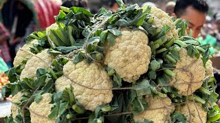 জুম্মার নামাজের সবজি বাজার Temporary Vegetable And Fruits Market After Friday Prayers In Dhaka