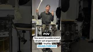 Drum-Ergonomics Simplified #drumergonomics #drums #drumlesson