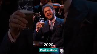 The Evolution Of Post Malone#evolution #youtubeshorts #postmalone