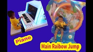 Asiknya Main Rainbow Jump Piano dan Beduk