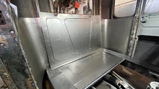 Interior sheet metal work for a 1930 model a ford interior #diy #fabrication #car