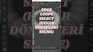 KENAR DÖNGÜLERİ SEÇME  #haneiedit #blender3d