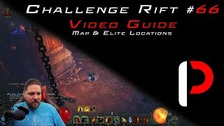 Diablo 3 - Challenge Rift #66 - Map & Elite Location - Make this one Ez Mode!