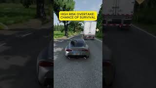 High Risk Overtake in BeamNG