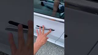 How to actually open your Tesla! Tiktok @poullarsenas #shorts