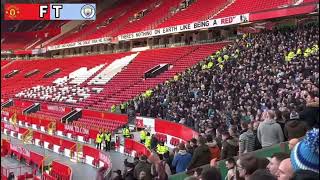 City fans after todays Manchester Derby loss.