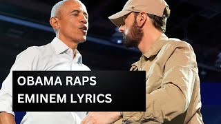 Barack Obama raps Eminem's 'Lose Yourself' after rapper backs