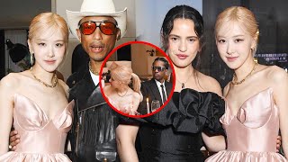 Rosé with A$AP Rocky, Pharrell Williams, Rosalía, Arnault's at Tiffany Titan Launch in New York