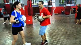 baby gingging boxing at elorde